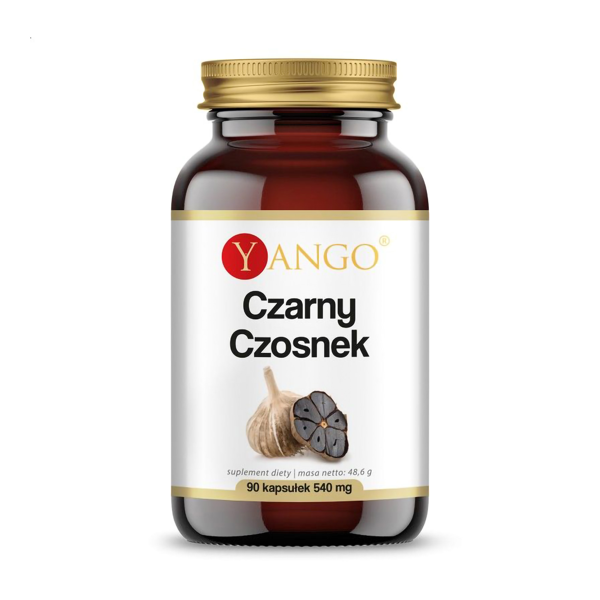 Екстракт чорного часнику Yango Black Garlic 540 мг, 90 капсул