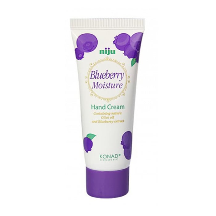 Крем для рук Konad Niju Moisture Hand Cream Blueberry Чорниця, 60 мл